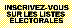 S'inscrire sur les listes éléctorales